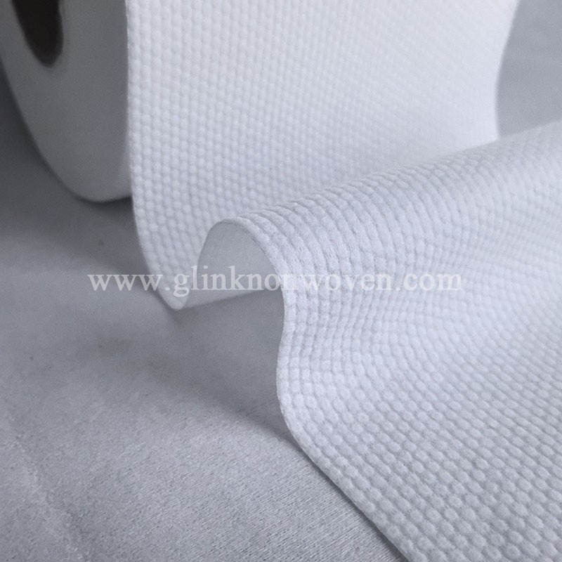 cross spunlace nonwoven