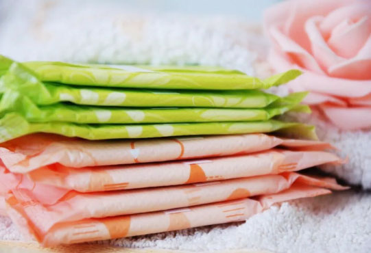 sanitary napkins structure